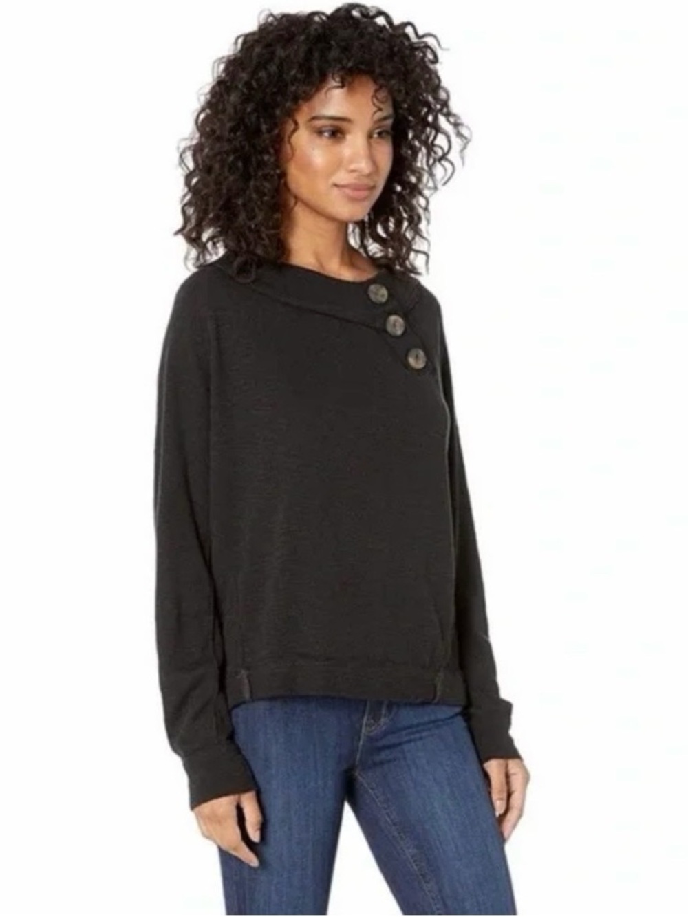 We The Free Forget Me Not Long Sleeve Pullover Knit Sweater - XS